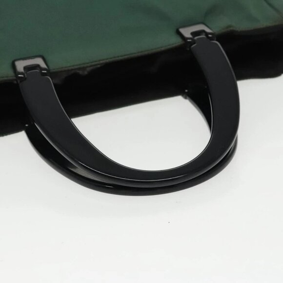 PRADA Hand Bag Nylon Green Auth fm4152 - Picture 8 of 16